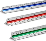 12" Architectural Scale Ruler Aluminum Architect Triangular Ruler.... Fixed Price $17.21.