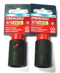 Crescent 1/2" Drive 9/16" Impact Socket Standard 6 Point 2 Pack Cims6. Fixed Price $7.99.