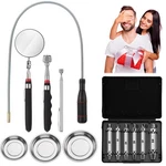 Foldtier 13 Pack Telescoping Magnet Pickup Tool Set Screw Extract Round.... Fixed Price $28.21.