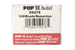 Pop Avdel Aluminum Rivet 100x 1/8" Diameter 3/16"-1/4" Grip Range Model Id. Fixed Price $16.32.