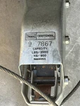 Vintage 70s/80s Craftsman 7867 Pow'r Pull 2 Ton Come-along Manual Winch. Fixed Price $45.95.