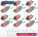 Gkg Dtk3-1 3 Pin Deutsch Connector Kit,6 Sets Dt Pin,gray Wa. Fixed Price $24.13.