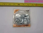 10 Pcs; National Hardware N889-014 Wire Cable Clamps 3/16" Zinc Plated 3230bc. Fixed Price $9.89.