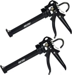 Heavy Duty Professional Caulk Gun, Rotating Barrel, 10 Oz Tube, Pack Of 2 Guns. Fixed Price $44.49.