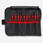 Knipex Insulated Stainless Steel Tweezers Set In Tool Roll, 5 Pieces. Fixed Price $166.18.
