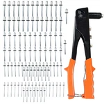 Rivet , Manual Professional Hand Riveter, 3/32", 1/8", 5/32", 3/16" Rivets, H.... Fixed Price $15.36.