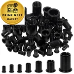 Glarks 100pcs #10-24unc Rivet Nuts Kit Black Zinc Plated 10-24unc,. Fixed Price $17.04.