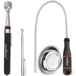 Horusdy 4-piece Telescoping Magnetic Pickup Tools Set - 4pcs, 4pcs 5-30.5lb. Fixed Price $14.10.