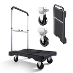 Vevor Foldable Push Cart Dolly 330 Lbs Folding Platform Hand Truck With Wheels. Fixed Price $62.99.