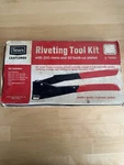 Vintage Sears Craftsman Riveting Tool Kit #74763 W/ Riveter + Rivets Usa Set. Fixed Price $39.99.
