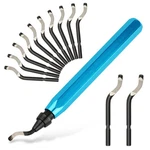 Deburring Tool With 12 High Speed Steel Blades, 3d Blue. Fixed Price $14.61.