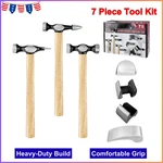 7pcs Auto Body Fender Repair Tool Hammer & Dolly Set, Kit. Fixed Price $31.73.