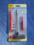 Roadpro Rp-34120 T-bar Driver Set With 9 Sockets And 11 Bits 21-piece. Fixed Price $14.99.