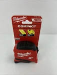 Milwaukee Tool 48-22-1725 25ft Compact Tape Measure New. Fixed Price $16.99.