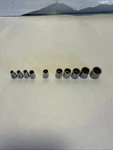 Mac Tools 10 Piece 1/4" Drive Metric Spline Socket Set 5mm-15mm Missing 2. Fixed Price $55.00.