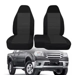 Runfider 2pcs 60/40 High Back Bench Seat Cover With Hooks Compatible Black. Fixed Price $63.31.