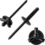 Ispinner 50pcs 3/16" X 1" Large Head Tri-fold 1", Black. Fixed Price $22.66.