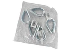 Campbell T7670659 1/2 Inch Wire Rope Thimble 5 Piece Steel Zinc Rigging. Fixed Price $12.99.