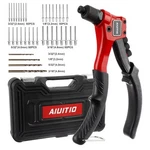 Rivet Gun, Aiuitio Pop Tool Kit With 200 Rivets And 4 Drill Bits, Manua.... Fixed Price $39.65.