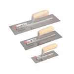 Goldblatt 3 Pieces Drywall Trowel, Carbon Steel Finishing Masonry Trowel Set .... Fixed Price $35.13.