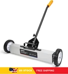 Neiko 53416a 24 Rolling Magnetic Sweeper With Wheels, 50 Pound Capacity,. Fixed Price $74.96.