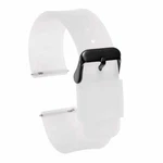 Watch Band 20mm Width Quick Release Silicone Soft Rubber Transparent Harfington. Fixed Price $20.00.