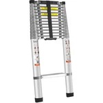 Vevor Telescoping Ladder, 18.5 Ft Aluminum One-button Retraction Collapsible Ext. Fixed Price $239.39.