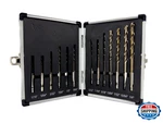 Drill America 13 Pc Quick Change Cobalt Set, Hex Shank, 1/16"-1/2". Fixed Price $36.69.