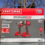 Craftsman Cmck2530c2 V20 Rp 20-volt Max 2-tool Brushless Power Tool Combo New. Fixed Price $148.95.