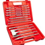 Topex 17 Piece Sds Plus Rotary Hammer Drill Bits Set & Chisel Hole Tool .... Fixed Price $59.98.