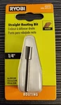 Ryobi Rotary Tool 1/4 In. Straight Routing Bit For Wood A90rt01. Fixed Price $4.99.