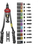 Rzx 16" Rivet Nut Tool Hand Blind Riveter Rivnut Riveting Tools W/ 12 Mandrels. Fixed Price $50.00.