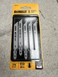 New Dw3778 Dewalt Jig Saw Blades- Set 5- 32tpi Sheet Metal- Dw3778-5 A6. Fixed Price $11.00.