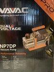 Np7dp Navac Vacuum Pump, 7 Cfm, 2-stage, 15 Microns, Dual Voltage. Fixed Price $419.99.
