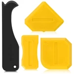 Outus 4 Pieces Silicone Caulking Tool Set Sealant Finishing Grout Scraper Caulki. Fixed Price $9.75.