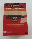2 Scotch Thermal Pouches Tp5900-100, For 4"x6" Photos 100 Ct. Fixed Price $25.19.