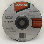 Makita Ginding Wheel 7"x1/4"x7/8" (741413-b). Fixed Price $22.00.