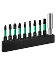 Perzumi S2 Steel Magnetic Drill Screwdriver Bit Set - 1/4" Hex Shank 10 Pcs. Fixed Price $14.35.