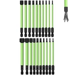 20 X 1/4" 100mm Long Allen Wrench Drill Bits, 1.5mm To 12mm & 5/64" 5/16",.... Fixed Price $34.23.