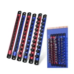 Workpro Magnetic Socket Organizer Set, 1/2" 3/8" 1/4" Drive Aluminum Alloy So.... Fixed Price $88.02.