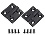 Syine Heavy-duty Butt Hinge Zinc Alloy Door Closet 1.5'' X 1.5'', Black. Fixed Price $14.66.