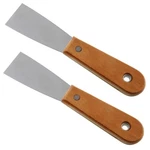 Luorng 2pcs Carbon Steel Stiff Putty Knives With Wooden Handle 1.5" Drywall.... Fixed Price $16.18.