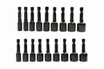 Vct 18 Piece Cr-v Sae & Metric Impact Ready Magnetic Nut Driver Bit Set. Fixed Price $18.95.