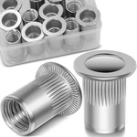 Vifmy 1/2''-13 Unc Rivet Nut, 10pcs 304 Sae 1/2"-13 - 10 Pcs, Silver. Fixed Price $14.24.