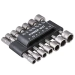 Katur 14pcs Quick-change Power Nut Driver Bit Set, 1/4 Inch Hex Shank 3/16" 1.... Fixed Price $17.09.