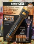 Duracell Durabeam Ultra Led Flashlight 2500 Lumens Zoom Focus 3 Beam Setting. Fixed Price $49.99.