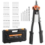 Vevor Pop Rivet Gun Kit Single Hand Riveter With 230 Blind Rivets For Metal. Fixed Price $25.99.