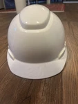 3m Securefit Hard Hat H-701r-uv White W/ Ratchet Suspension. Fixed Price $9.00.