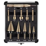 Aimlentool 11pcs Step Drill Bit Set Titanium Hss Countersink Bits Kit. Fixed Price $48.99.