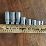 Vintage Kraeuter Socket Lot 8 Pc Made In The Usa. Fixed Price $41.24.